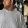 تیشرت پنبه بیسیک سادهAF رنگ ملانژ سایز3XL