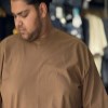 تیشرت پنبه بیسیک سادهAF رنگ قهوه ای سایز3XL