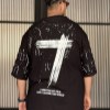 تیشرت پنبه WEST DENIM رنگ مشکی سایز 4XL