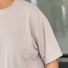 تیشرت بیسکوئیتی NEXT رنگ کرم سایز5XL