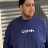 تیشرت پنبه ماکان CATCH رنگ سورمه ای سایز 6XL