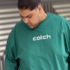 تیشرت پنبه ماکان CATCH رنگ سبز سایز 4XL