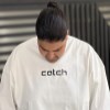 تیشرت پنبه ماکان CATCH رنگ سفید سایز 6XL