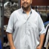 پیراهن اسلپ آستین کوتاه MR.FAT رنگ آبی روشن سایز 6XL