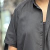 پیراهن اسلپ آستین کوتاه MR.FAT رنگ مشکی سایز 4XL