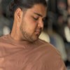 تیشرت پنبه RZ طرح NIKE رنگ شکلاتی سایز 5XL