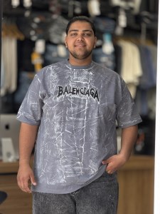 تیشرت پنبه RZ طرح BALENCIAGA