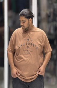 تیشرت پنبه طرح CALIFORNIA