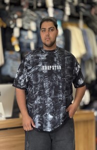 تیشرت پنبه طرح TRAPSTAR