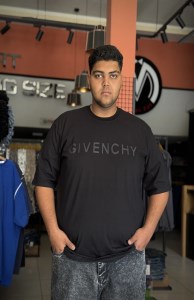 تیشرت پنبه BR طرح GIVENCHI