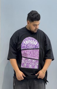 تیشرت نخ پنبه طرح TRAPSTAR