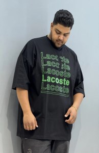 تیشرت نخ پنبه طرح LACOSTE