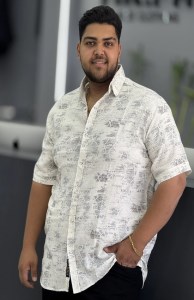 پیراهن کنفی طرحدار POLO