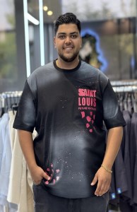 تیشرت پنبه طرح SAINT LOUIS