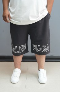 شلوارک پنبه گلکسی طرح BALENCIAGA