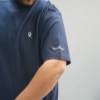 تیشرت پنبه ساده C.K رنگ سورمه ای سایز 4XL